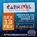 Carnaval de São Paulo 2026 - Arquibancadas - Acesso I